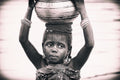 Being too much... Benin (black &amp; white version) Poster och Canvastavla