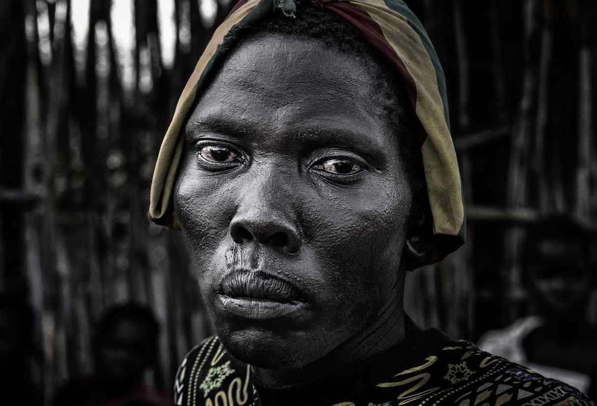 Laarim tribe man - South Sudan Poster och Canvastavla
