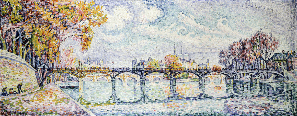 Le Pont Des Arts 1928 Poster och Canvastavla