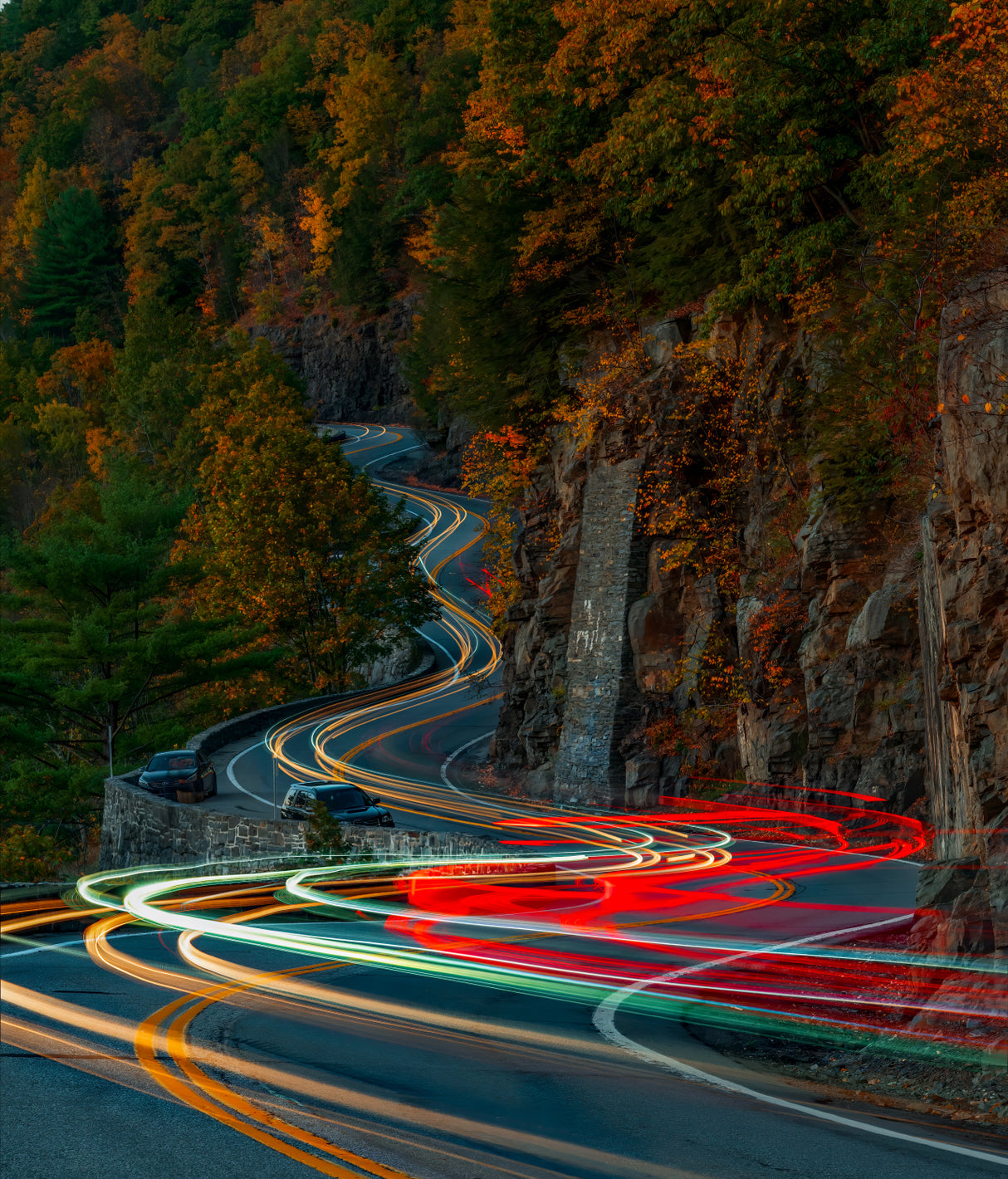 Winding road Poster och Canvastavla