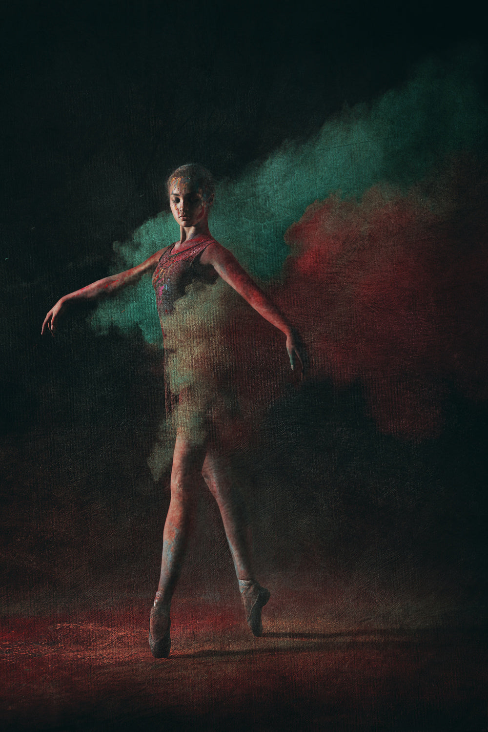 Powder Dance Poster och Canvastavla