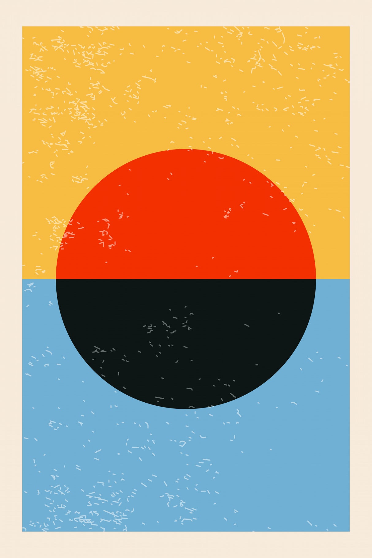 Minimal Abstract Shapes Series #17 Poster och Canvastavla