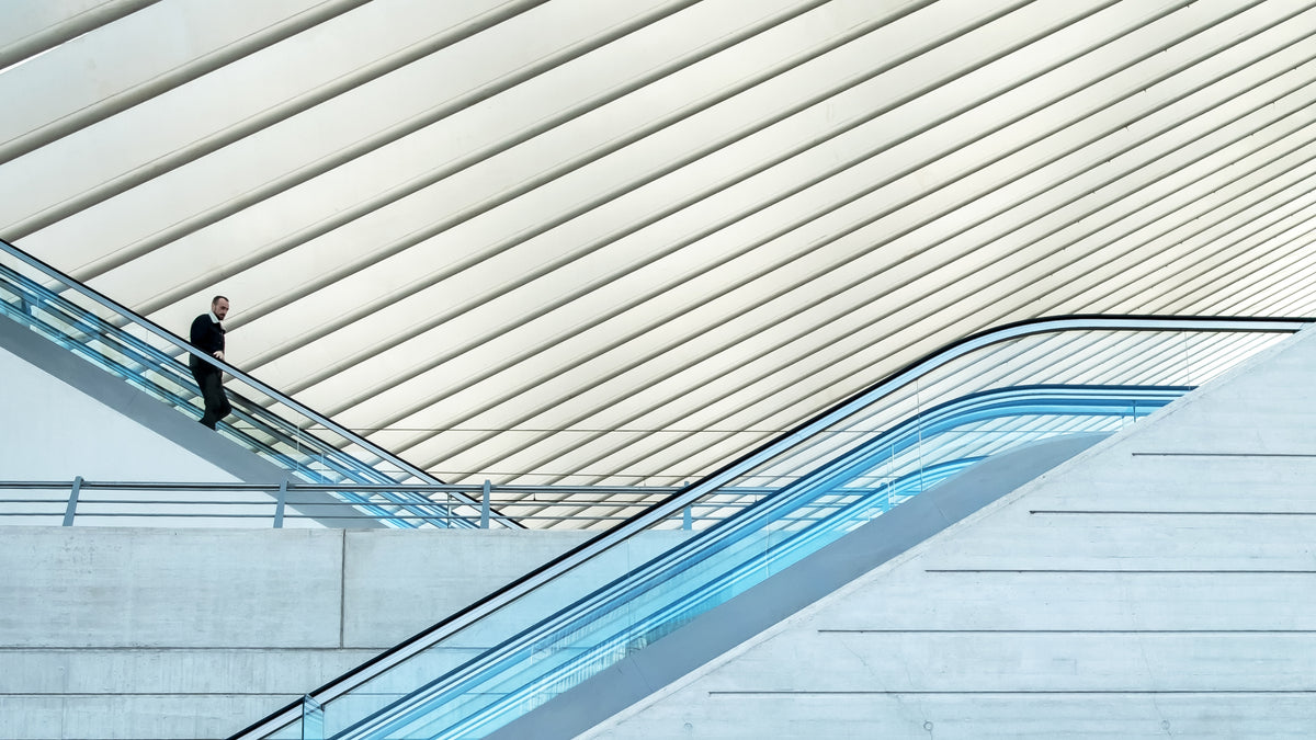 the escalators Poster och Canvastavla