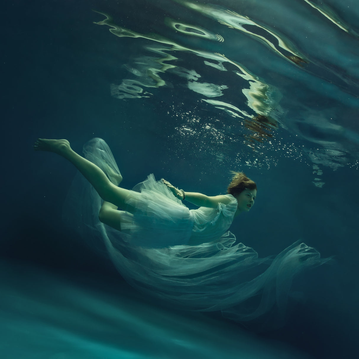 Underwater fairy. Poster och Canvastavla
