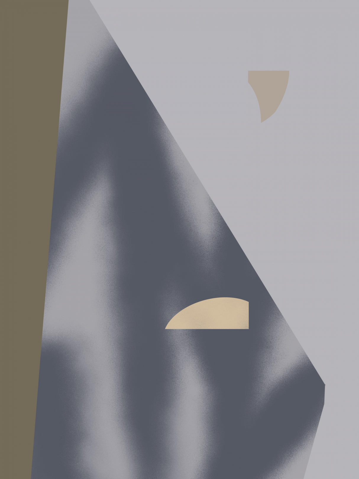 Geometric in grey 02 Poster och Canvastavla