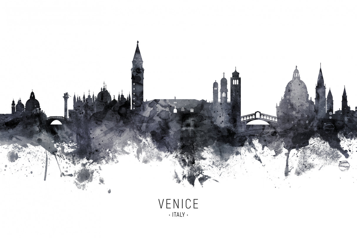 Venice Italy Skyline Poster och Canvastavla