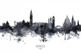Venice Italy Skyline Poster och Canvastavla