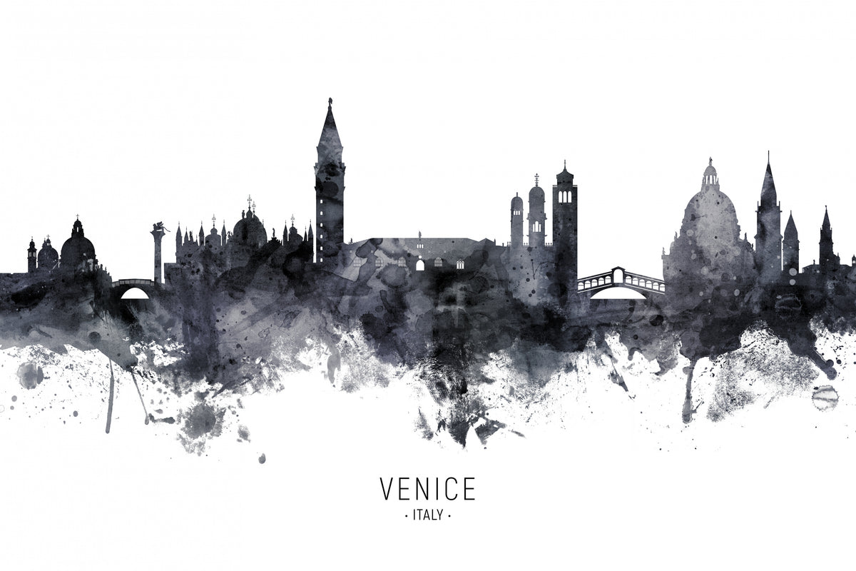 Venice Italy Skyline Poster och Canvastavla