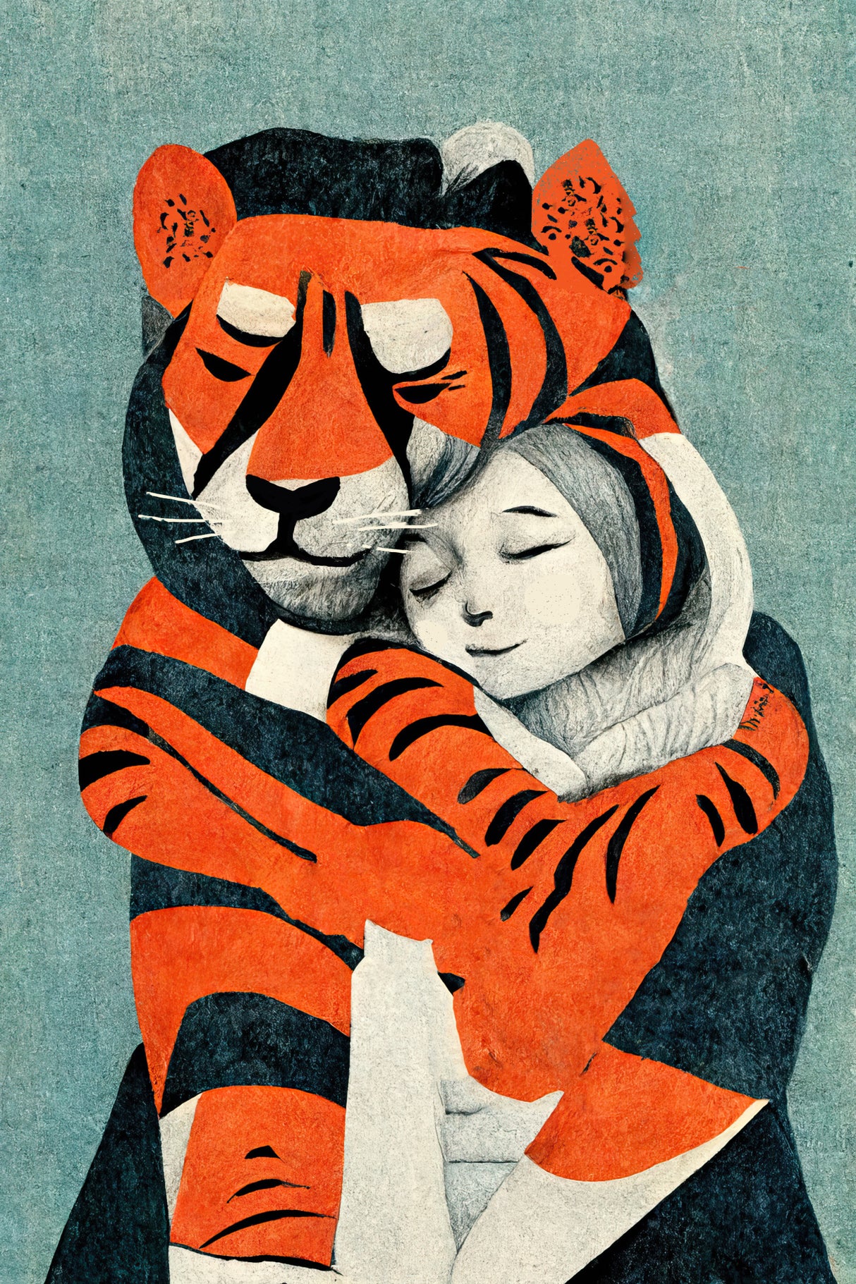 My Tiger And Me Poster och Canvastavla