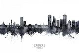 Caracas Venezuela Skyline Poster och Canvastavla