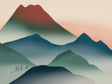 Volcanic Mountain From Far Poster och Canvastavla