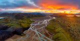 Highland Sunset Poster och Canvastavla