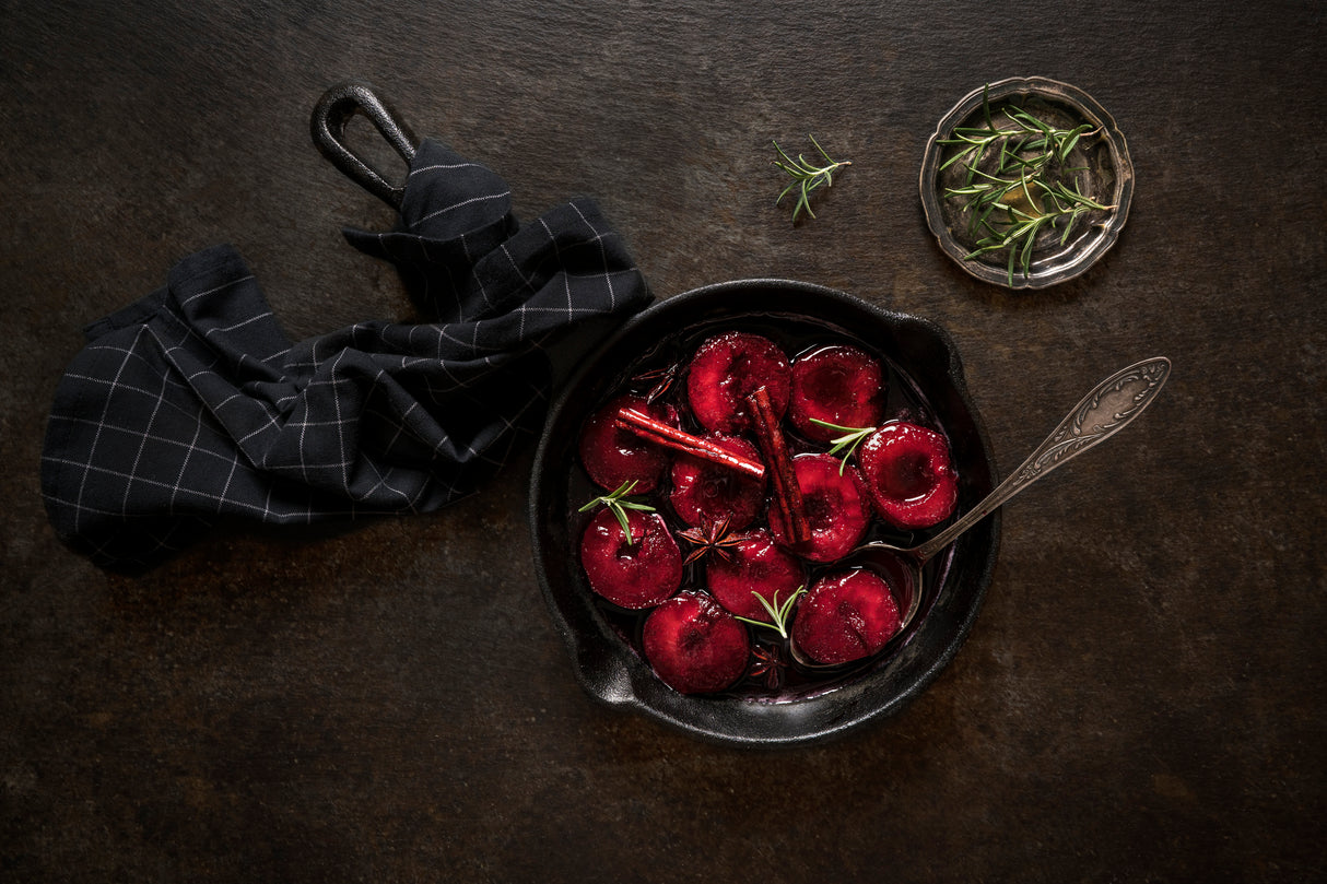 Poached plums Poster och Canvastavla