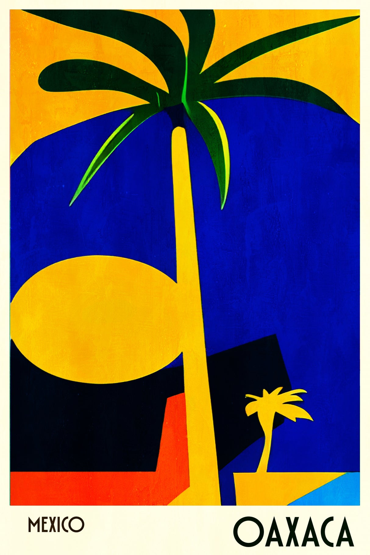 Oaxaca (mexico), 1959 Poster och Canvastavla