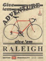 Raleigh Bicycle Vintage Style Advert Poster och Canvastavla