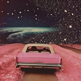 Pink Cruise in Space Collage Art Poster och Canvastavla
