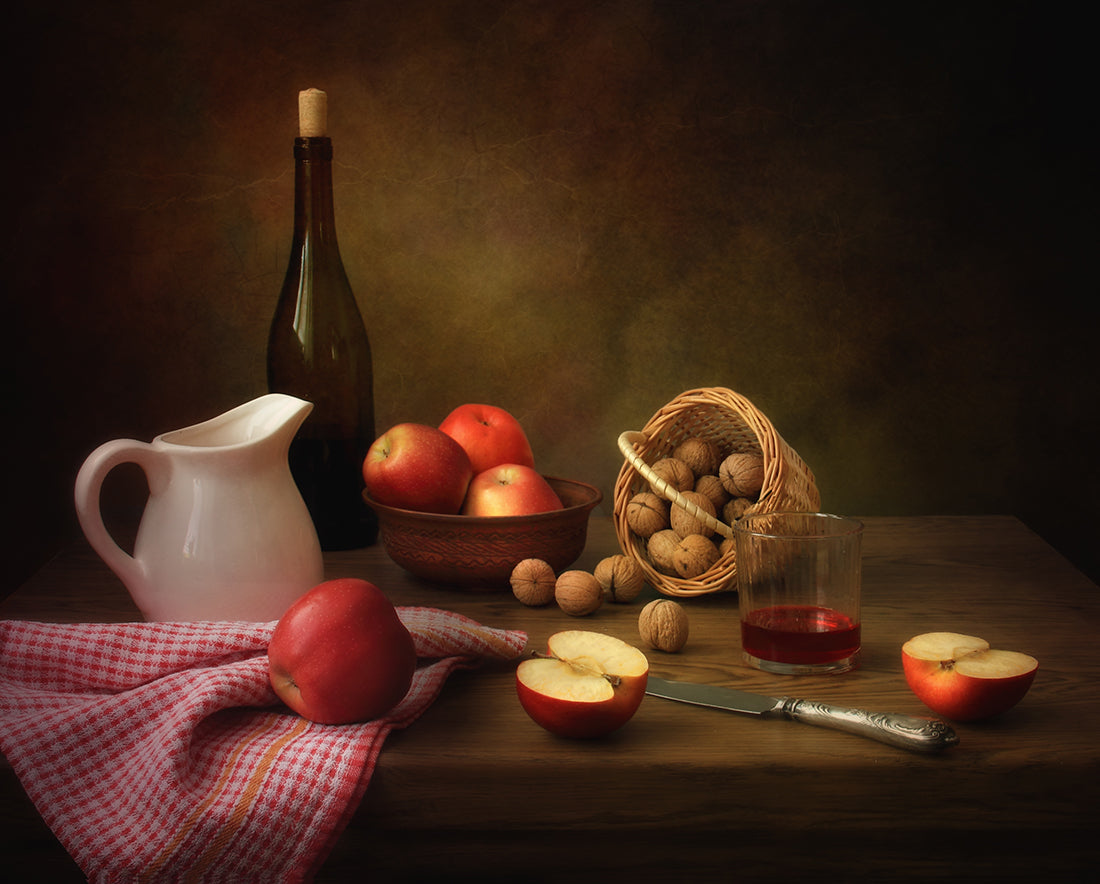 Still life with winter apples Poster och Canvastavla