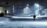 winter street Poster och Canvastavla