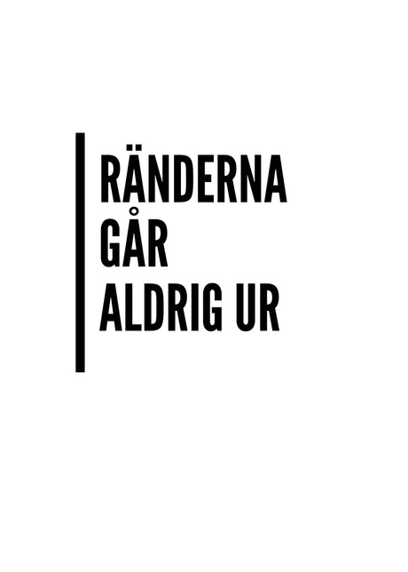 Landskrona Bois - Ränderna går aldrig ur Poster 3 Min Poster