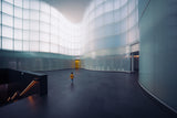 Lights and leading lines at Mudec Poster och Canvastavla