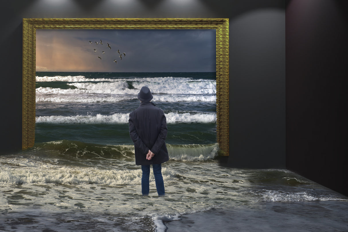 Osservando un quadro prorompente Poster och Canvastavla