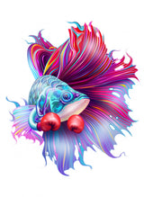 FIGHTHING FISH Poster och Canvastavla