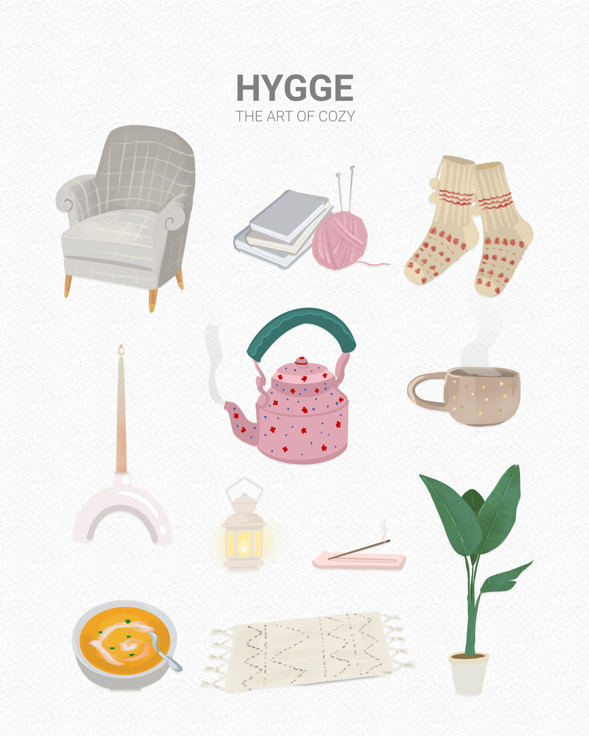 Hygge Poster och Canvastavla