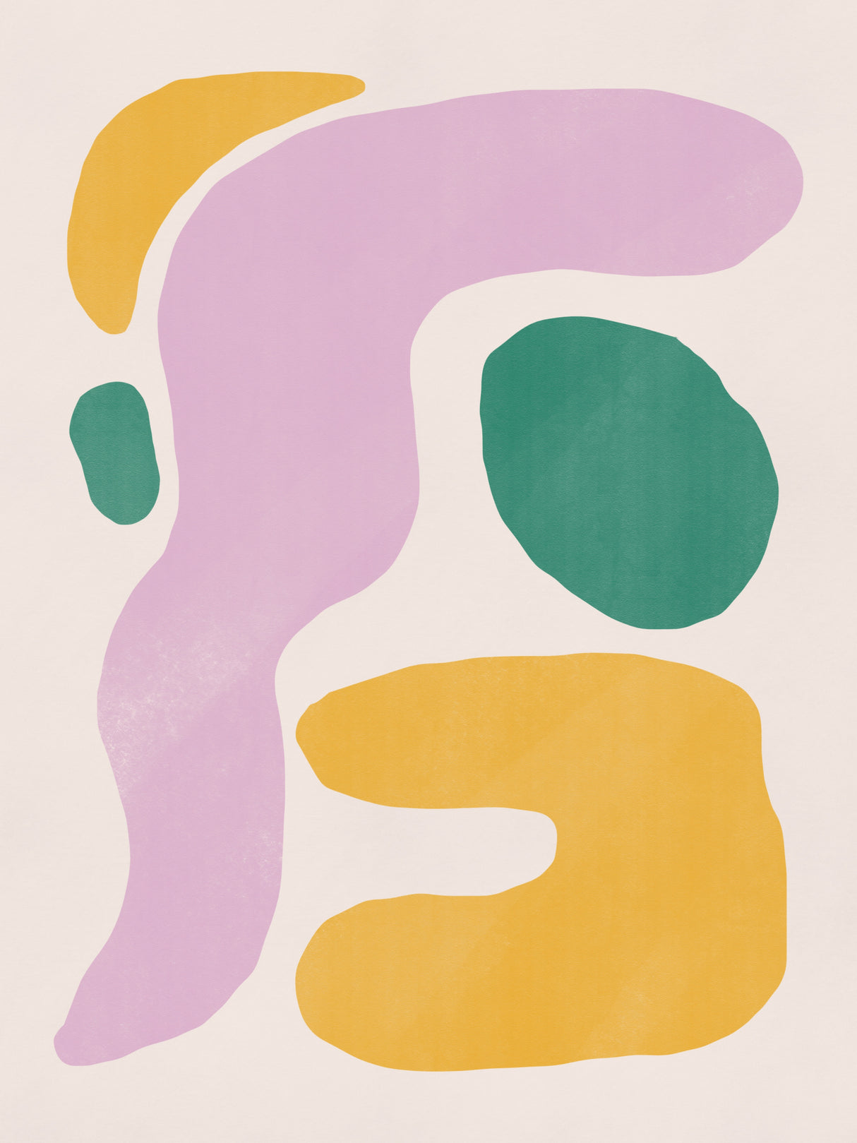Color Pastel Abstract Poster och Canvastavla