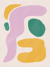 Color Pastel Abstract Poster och Canvastavla