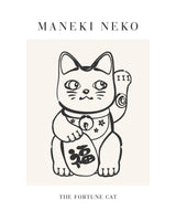 Manekineko No2 Poster och Canvastavla