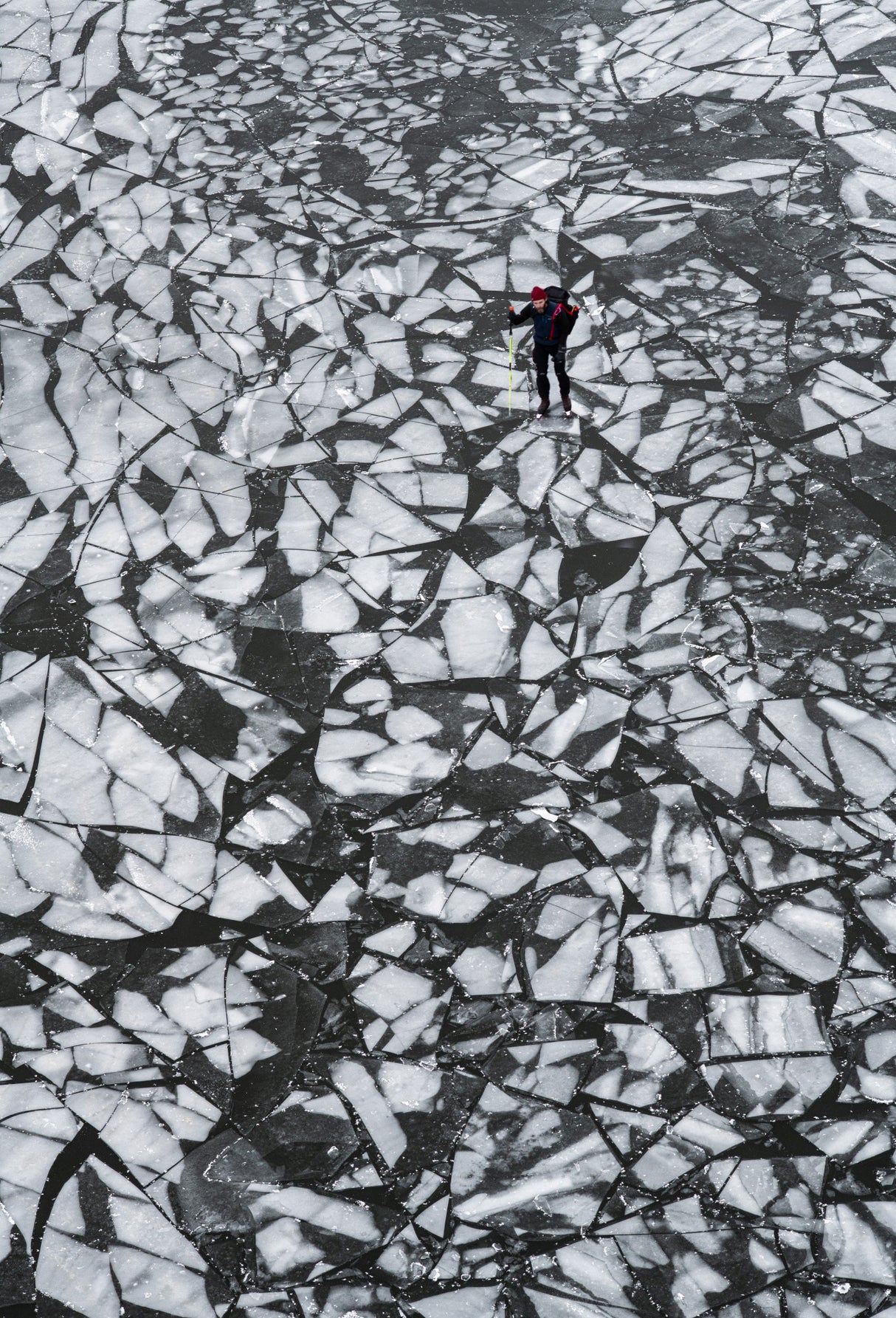 Frozen Lake Poster och Canvastavla