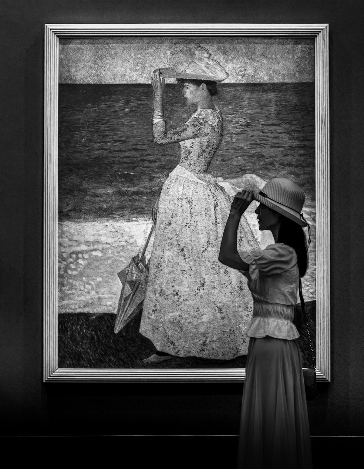 Art Reflection (b/w) Poster och Canvastavla