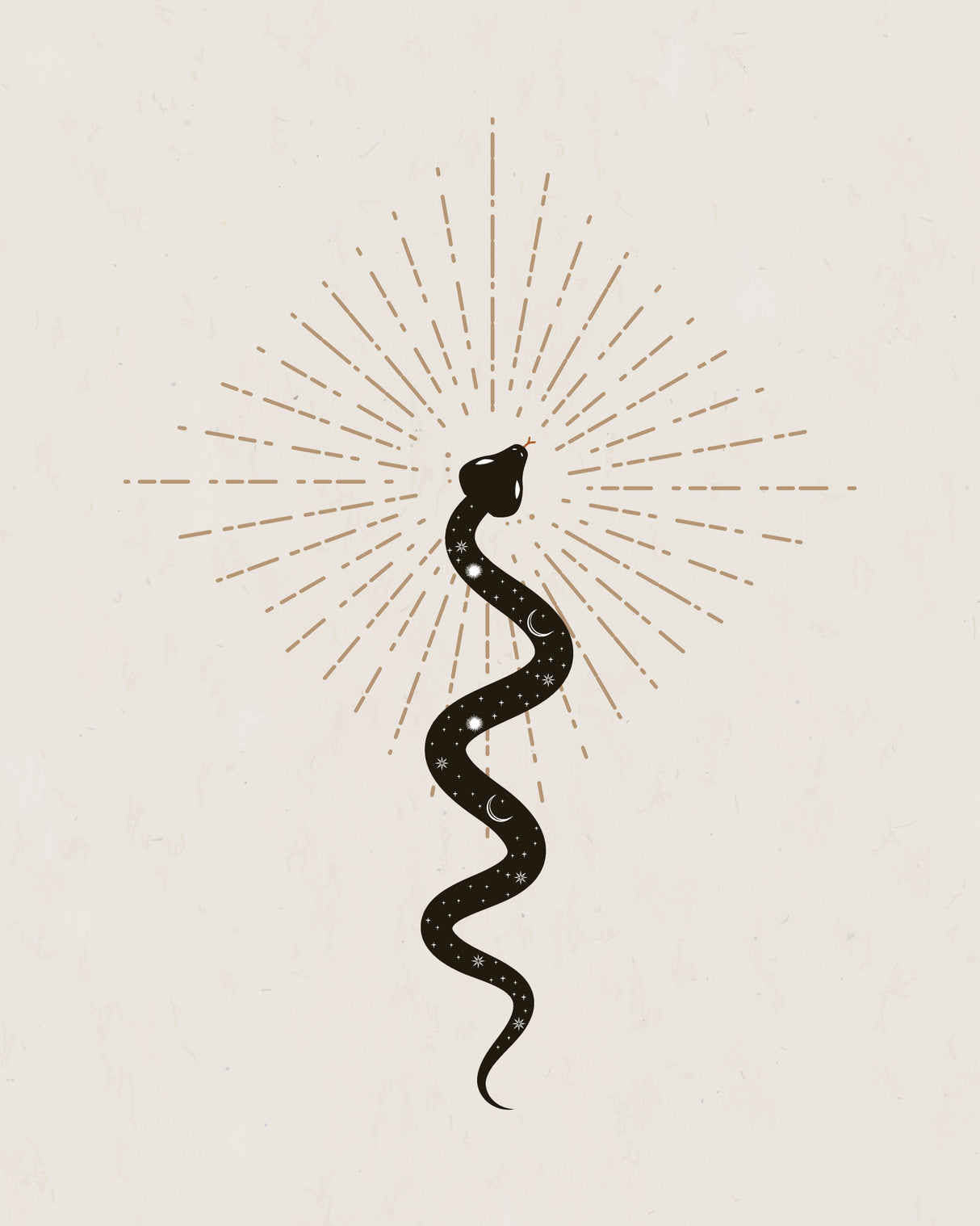 Spirit Serpent Poster och Canvastavla