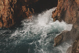 sea waves and rocks Poster och Canvastavla