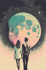 To The Moon And Back Poster och Canvastavla