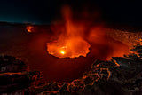Volcano Erta Ale Ethiopia Poster och Canvastavla