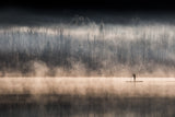 Suping on Bohinj lake Poster och Canvastavla