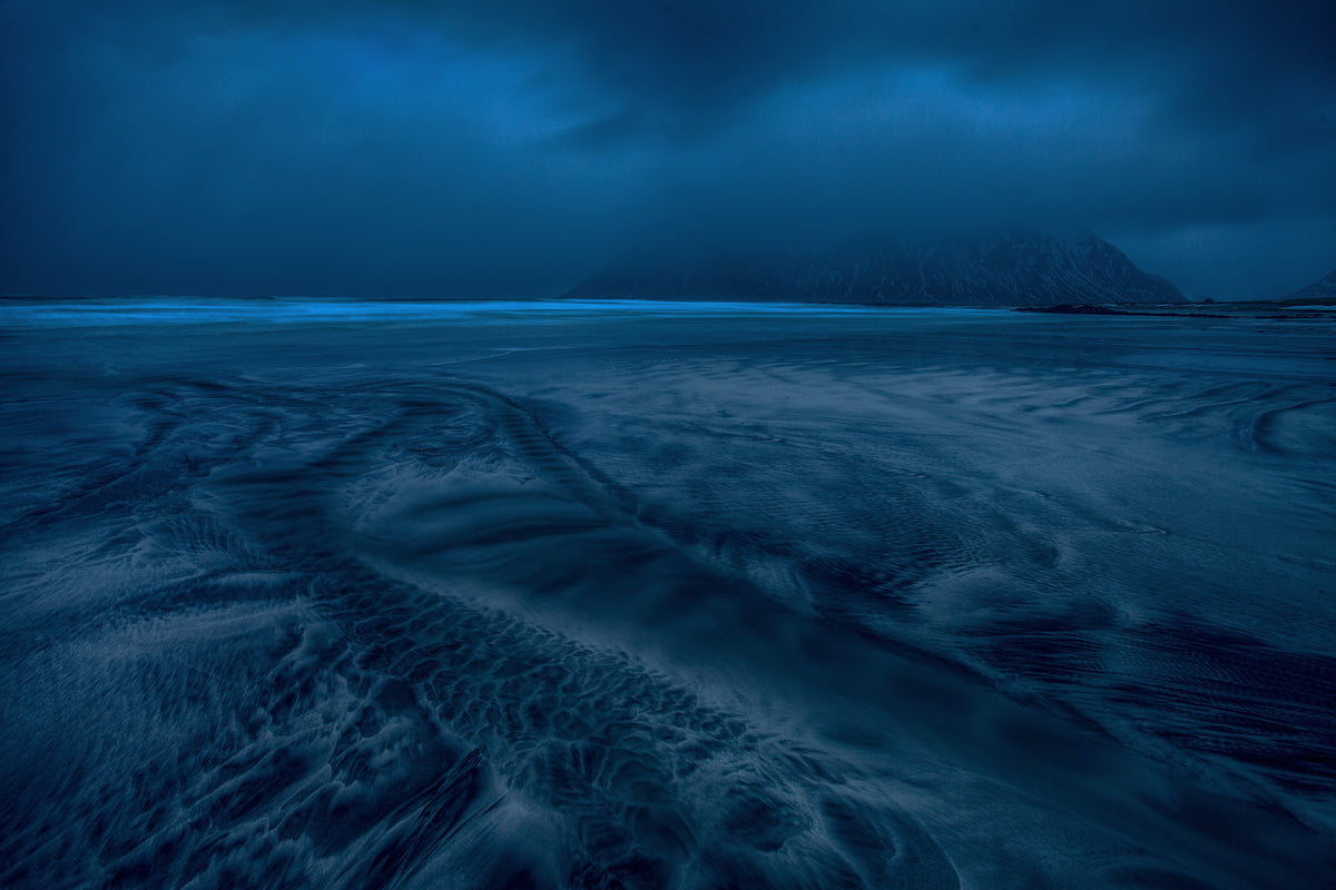 Blue impressions Poster och Canvastavla