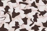 White And Brown Whipped Pattern Poster och Canvastavla