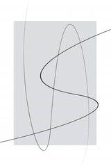 Gray Abstract Poster och Canvastavla