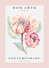 Non Arte rose flower Poster och Canvastavla