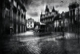 It was raining in Prague Poster och Canvastavla