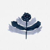 Happy Floral Black White Poster och Canvastavla