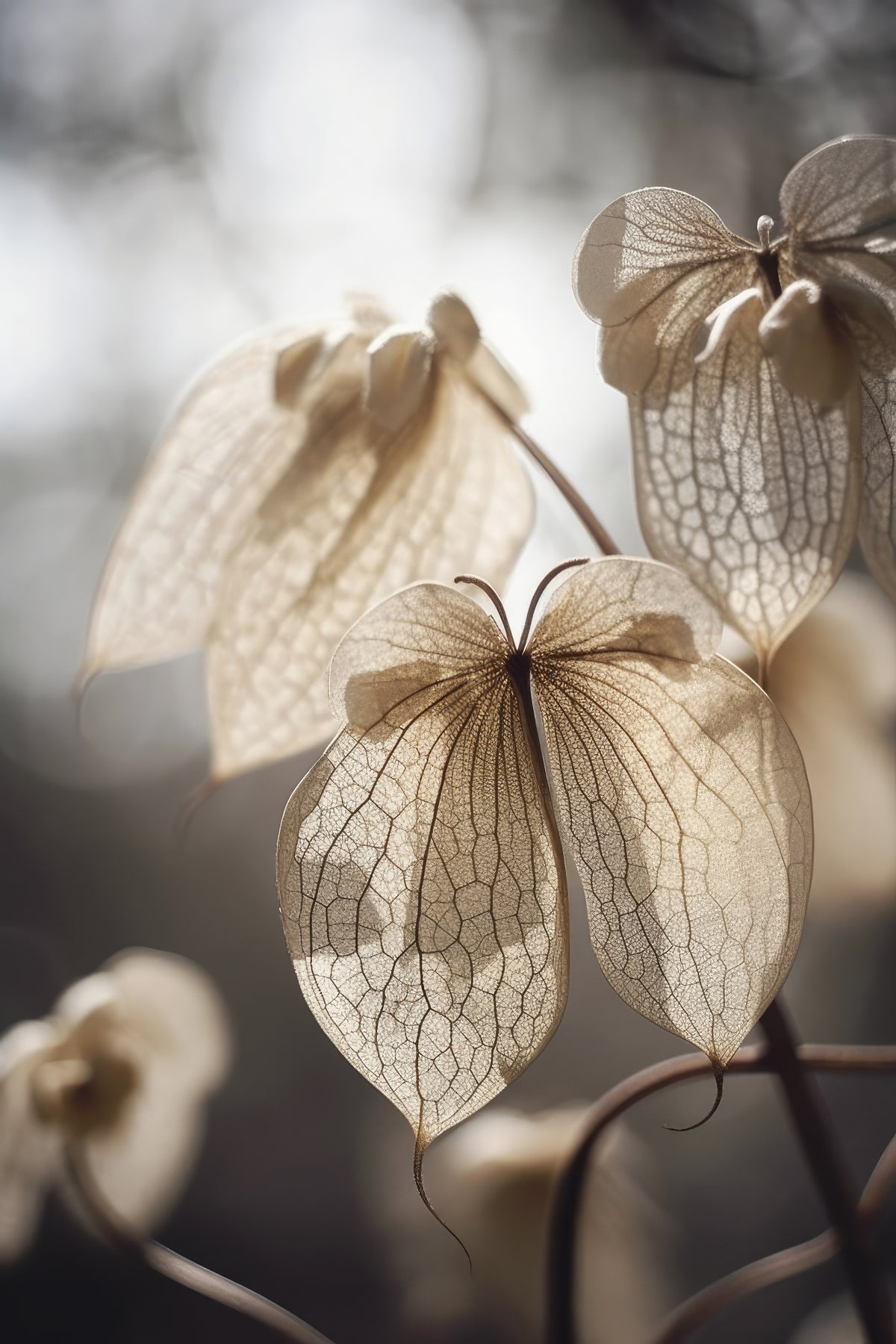 Butterfly Flower Poster och Canvastavla