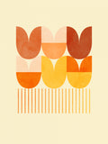 Spring Mid Rhapsody Orange 1 Poster och Canvastavla