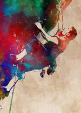 Mountaineer Sport Art 16 Poster och Canvastavla