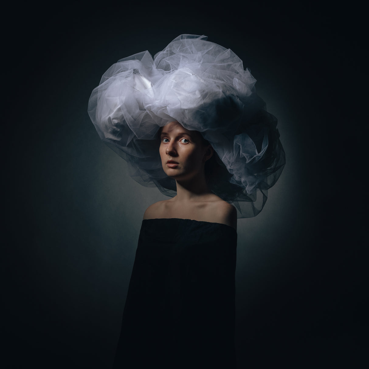 Masha and the big white hat Poster och Canvastavla