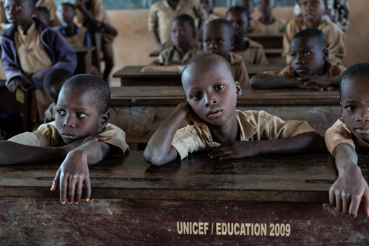 A school class Poster och Canvastavla