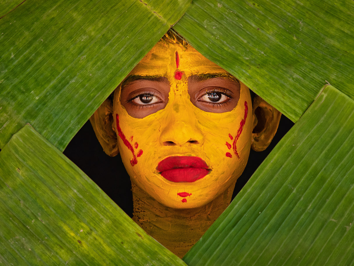 Painted Face Poster och Canvastavla