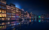Amsterdam Windows Colors Poster och Canvastavla